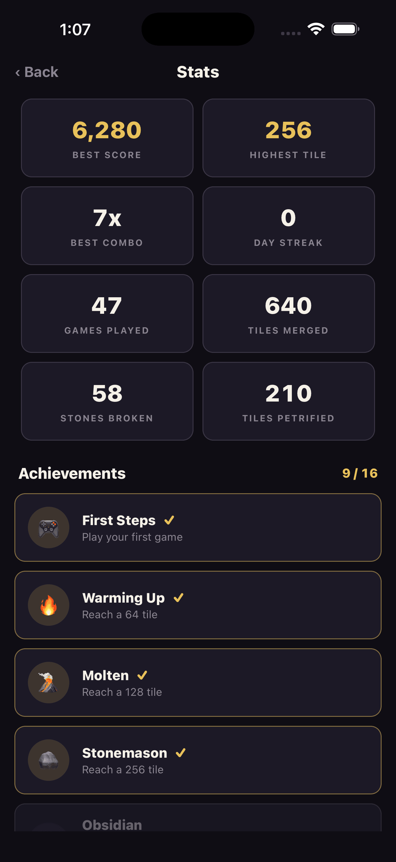 Achievements